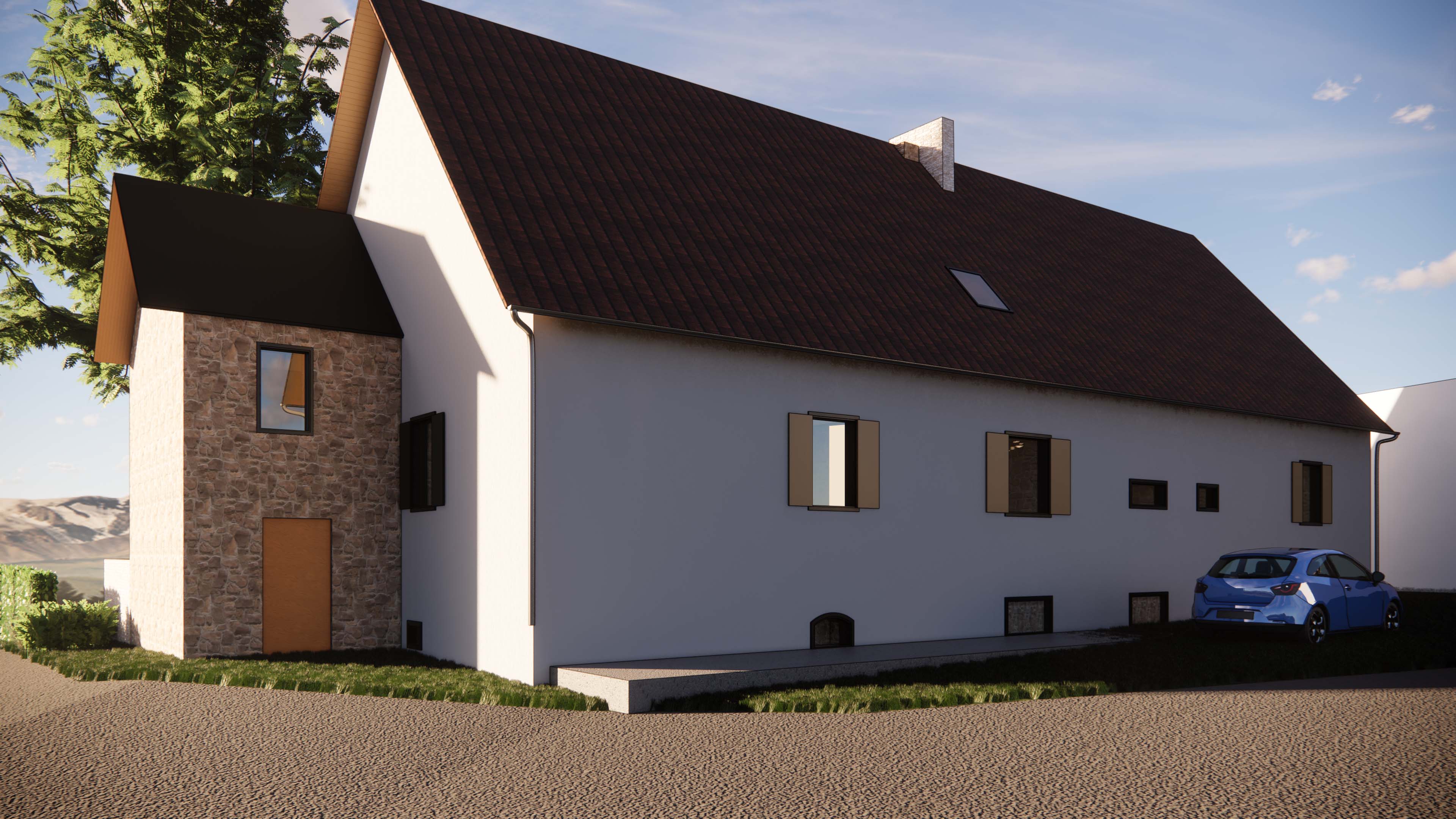 Maison Morvan_perpective nord