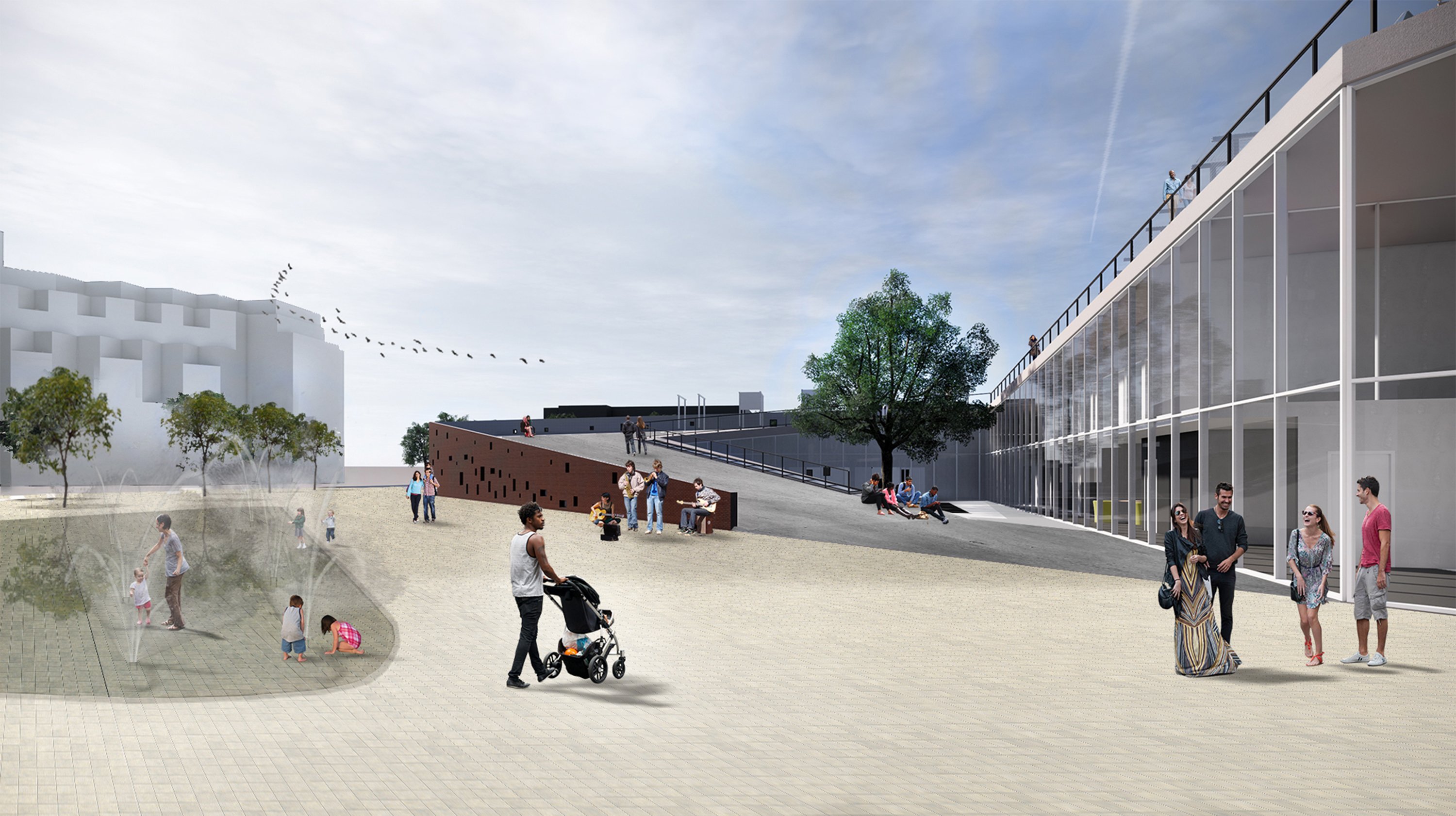 Concours BIM_vue perspective place